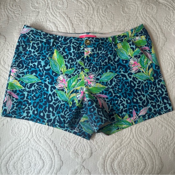 Lilly Pulitzer Callahan Knit Shirts. Formentera Turquoise. Size: 14. - Picture 1 of 7